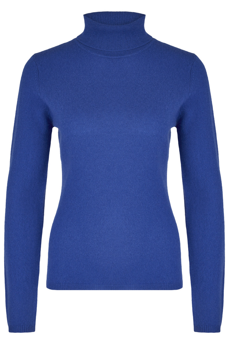 Damen Cashmere Rollkragen-Pullover