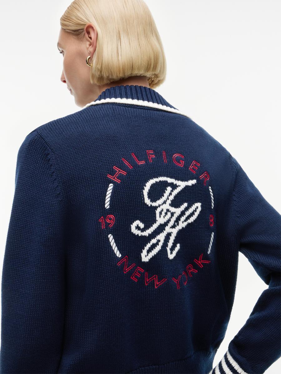 Damen Polo-Cardigan