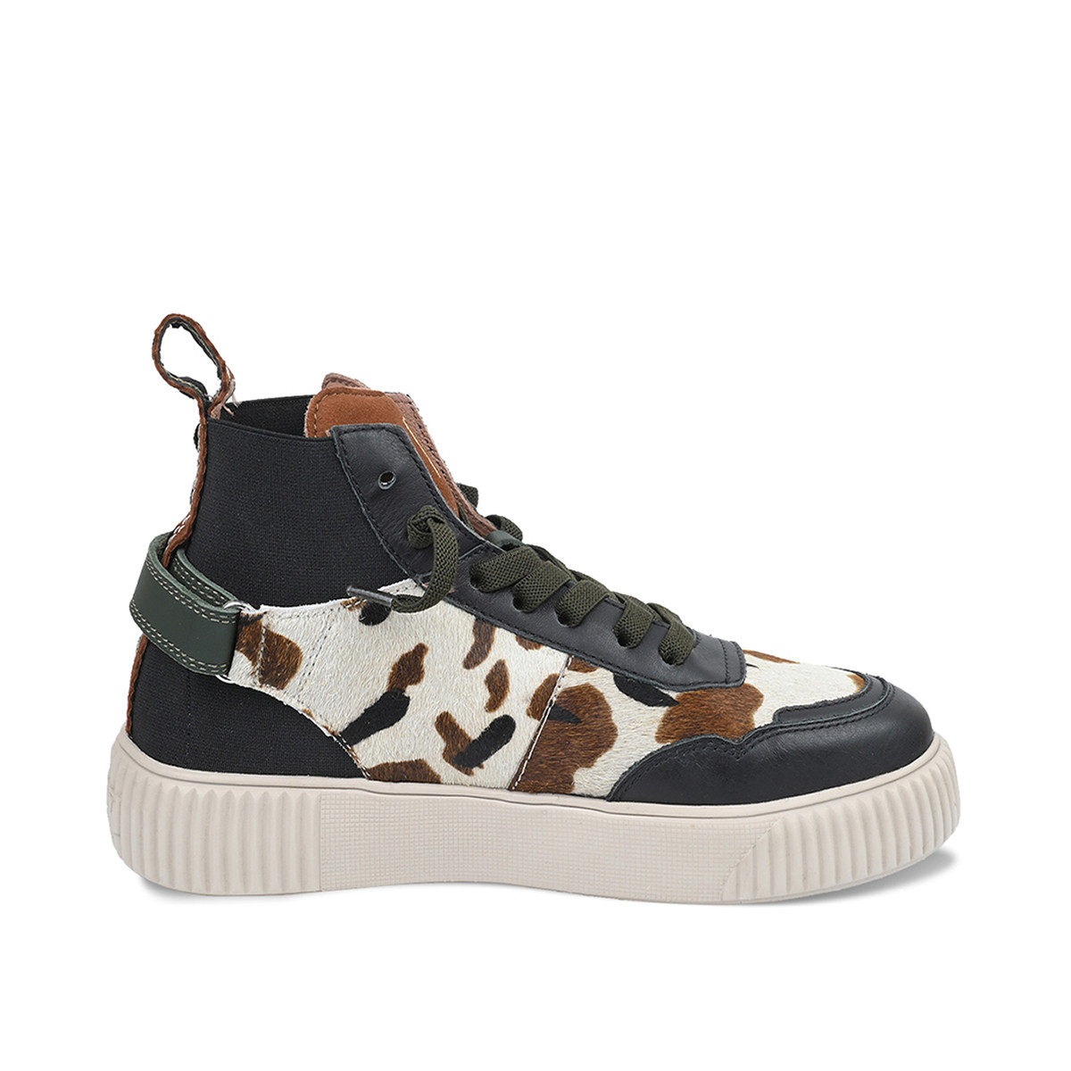 Damen Sneaker Kuhprint REBEKA