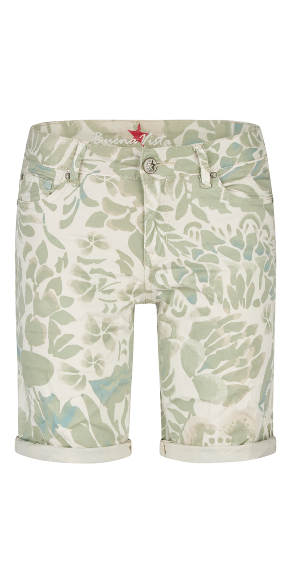 Damen Shorts Italy mit Allover-Print