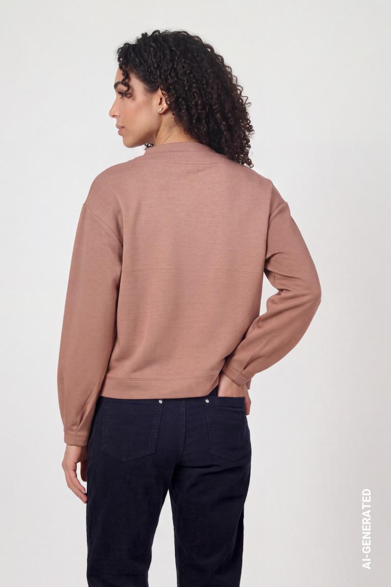 Damen Sweatshirt mit Bindeband