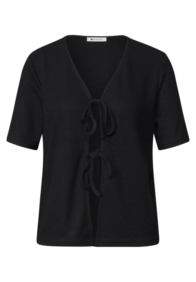 Damen Kurzarm-Strickjacke