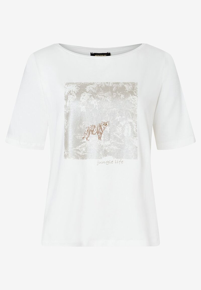 Damen T-Shirt mit Foil-Print Sommer-Kollektion