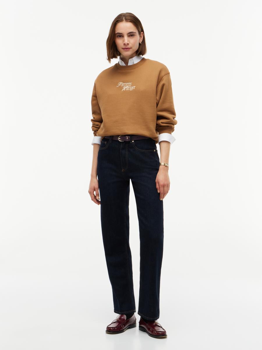 Damen Sweatshirt Script