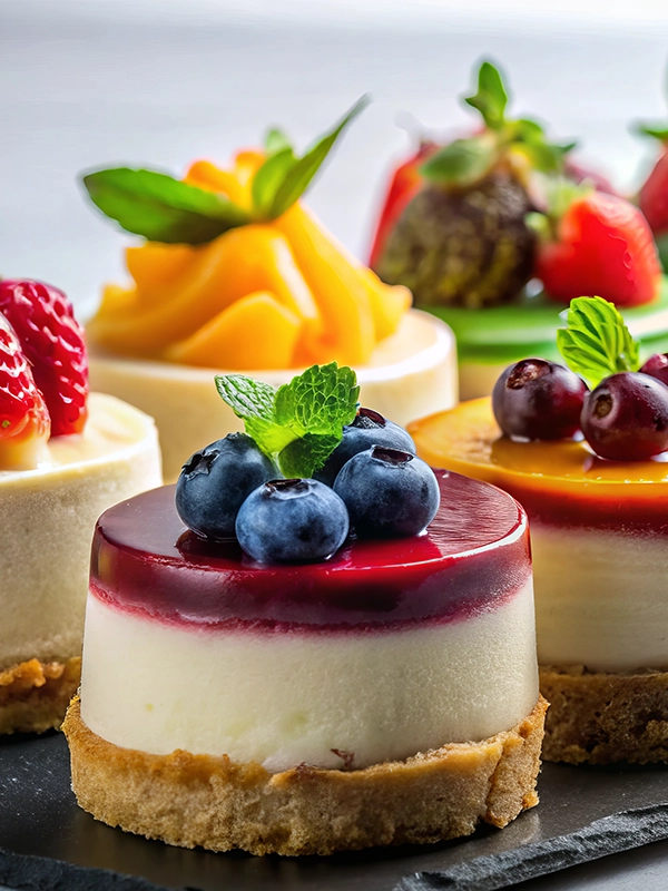 Closeup kleine Törtchen