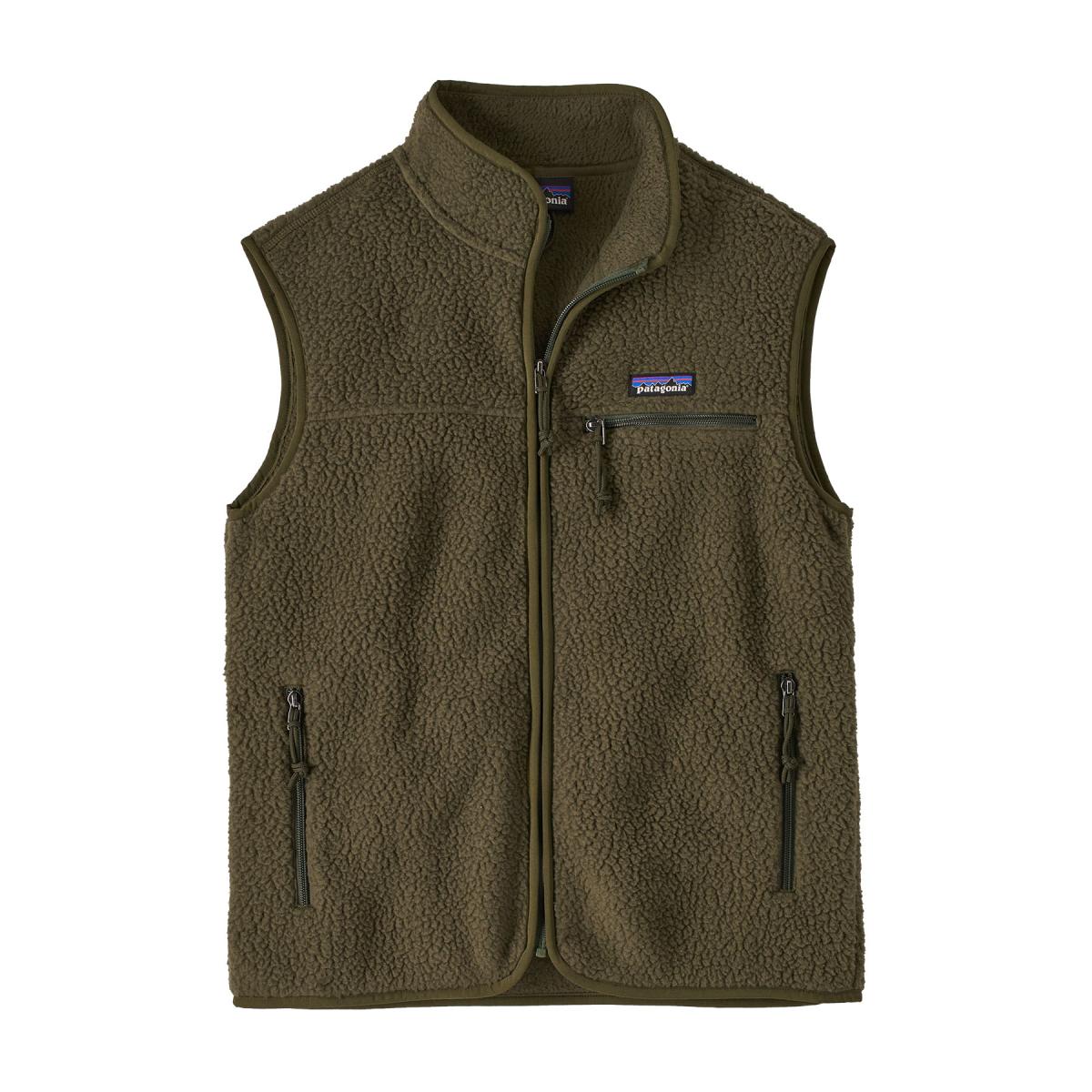 Damen Fleece-Weste Retro Pile