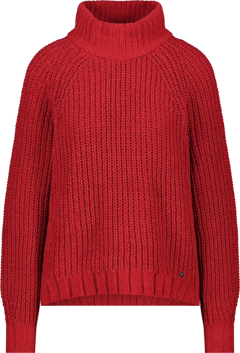 Damen Strickpullover mit Stehkragen