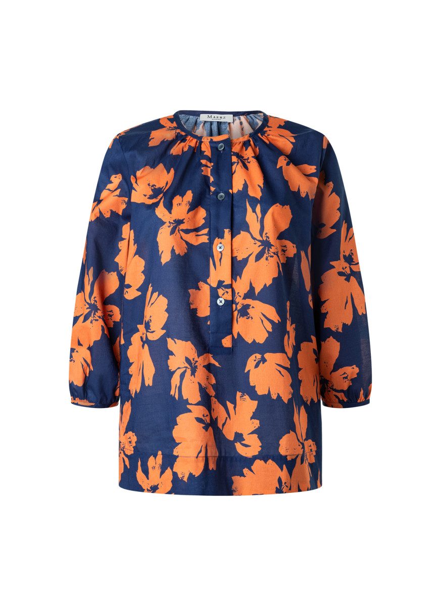 Bluse 3/4 Arm mit Allover-Muster