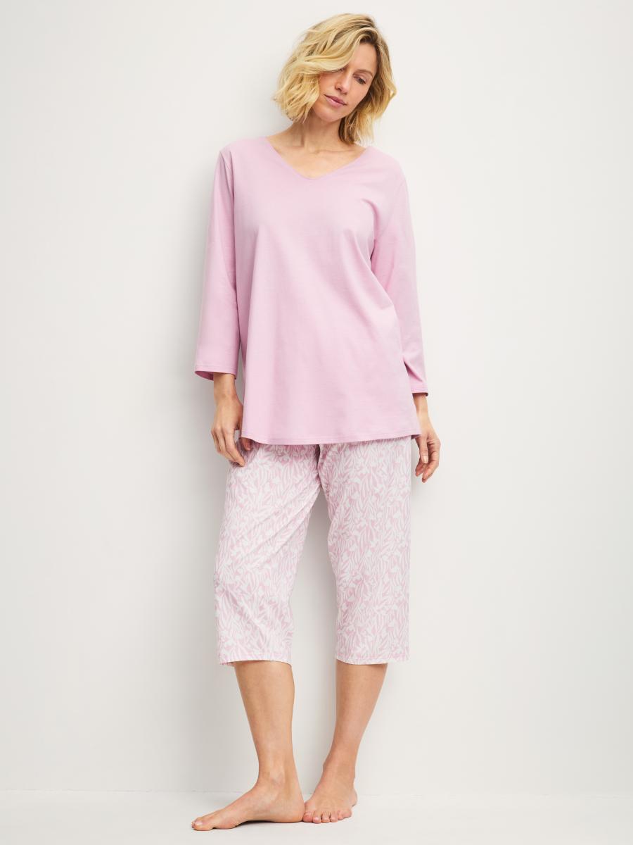 Damen Pyjama 3/4
