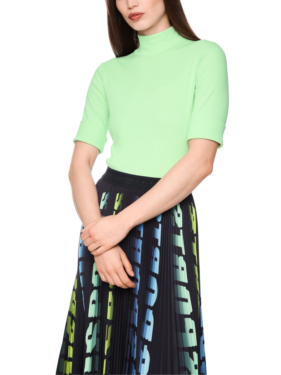 Damen T-Shirt mit Stehkragen