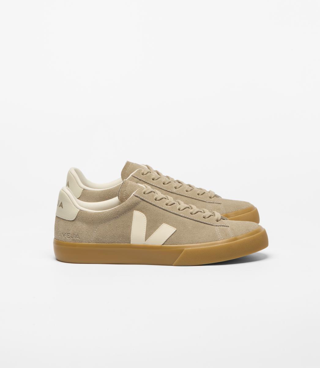 Herren Sneaker Campo Suede Taupe Pierre Natural