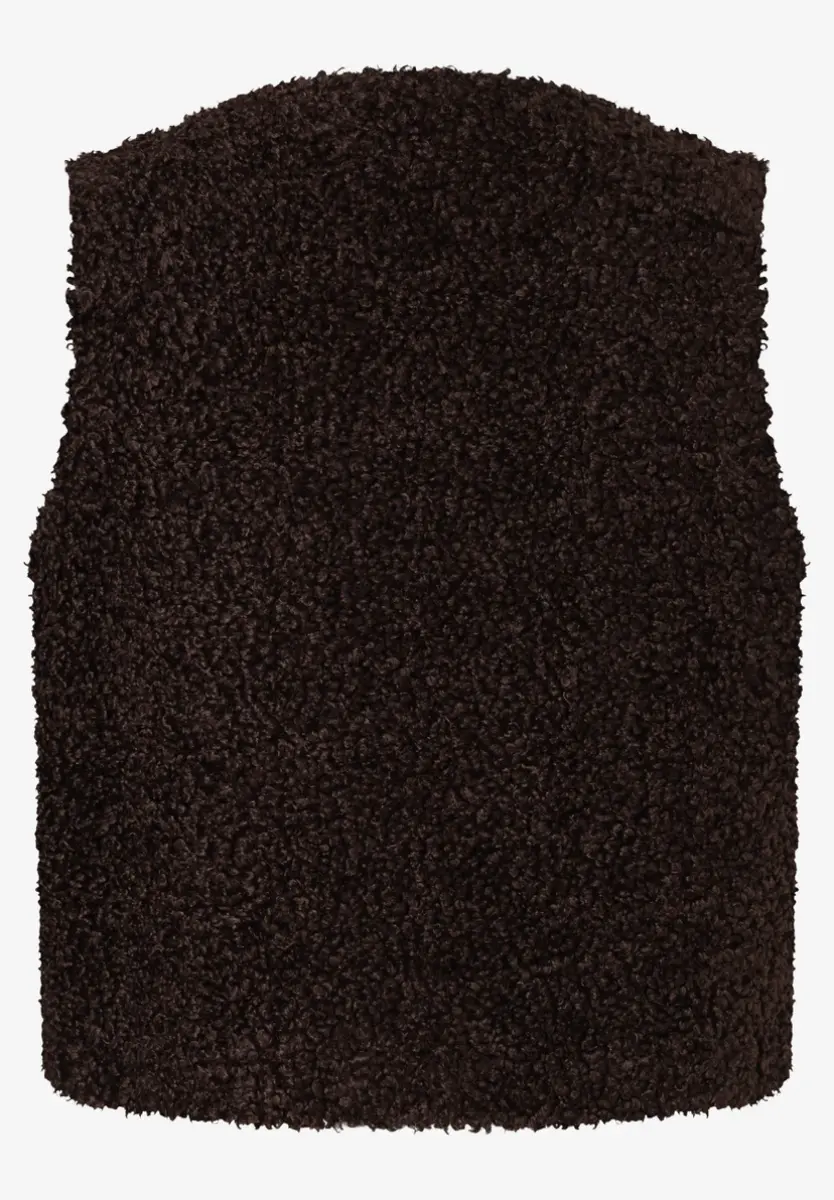 Damen Fake-Fur-Weste