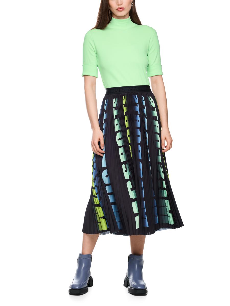 Damen T-Shirt mit Stehkragen