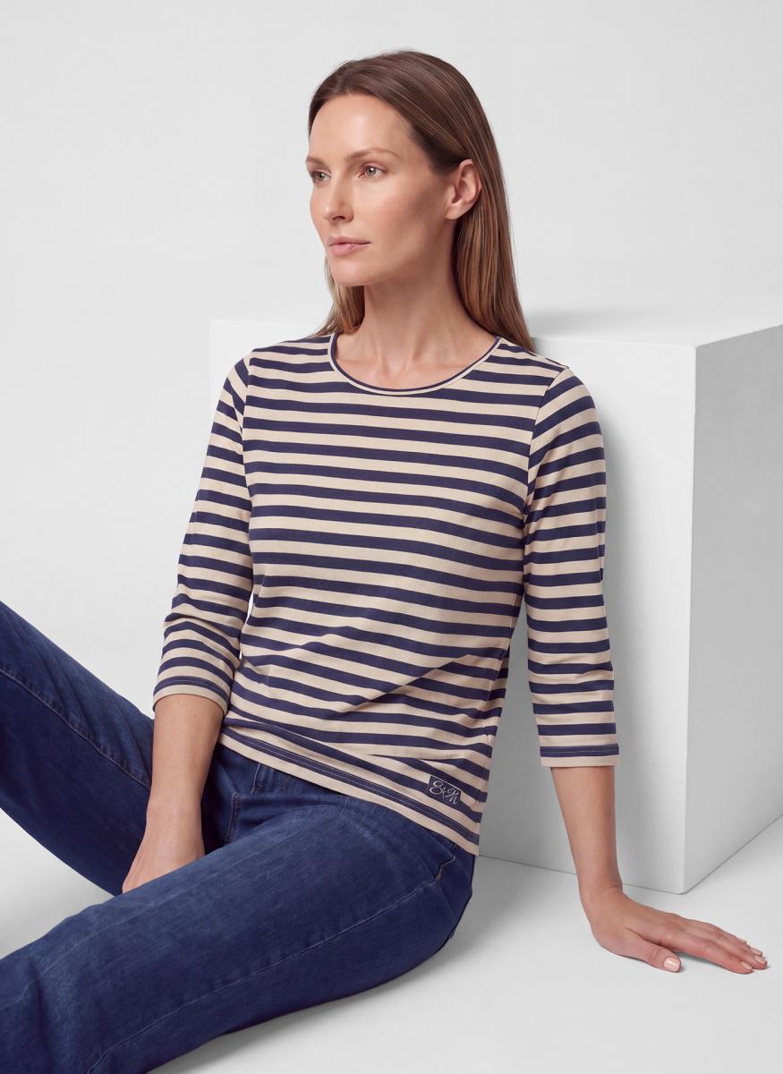 Damen Langarmshirt Checks Please