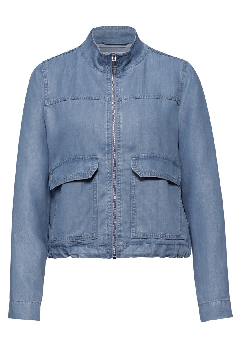 Damen Blouson Denim-Look