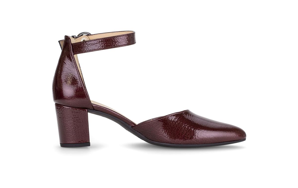 Spangenpumps Lackleder