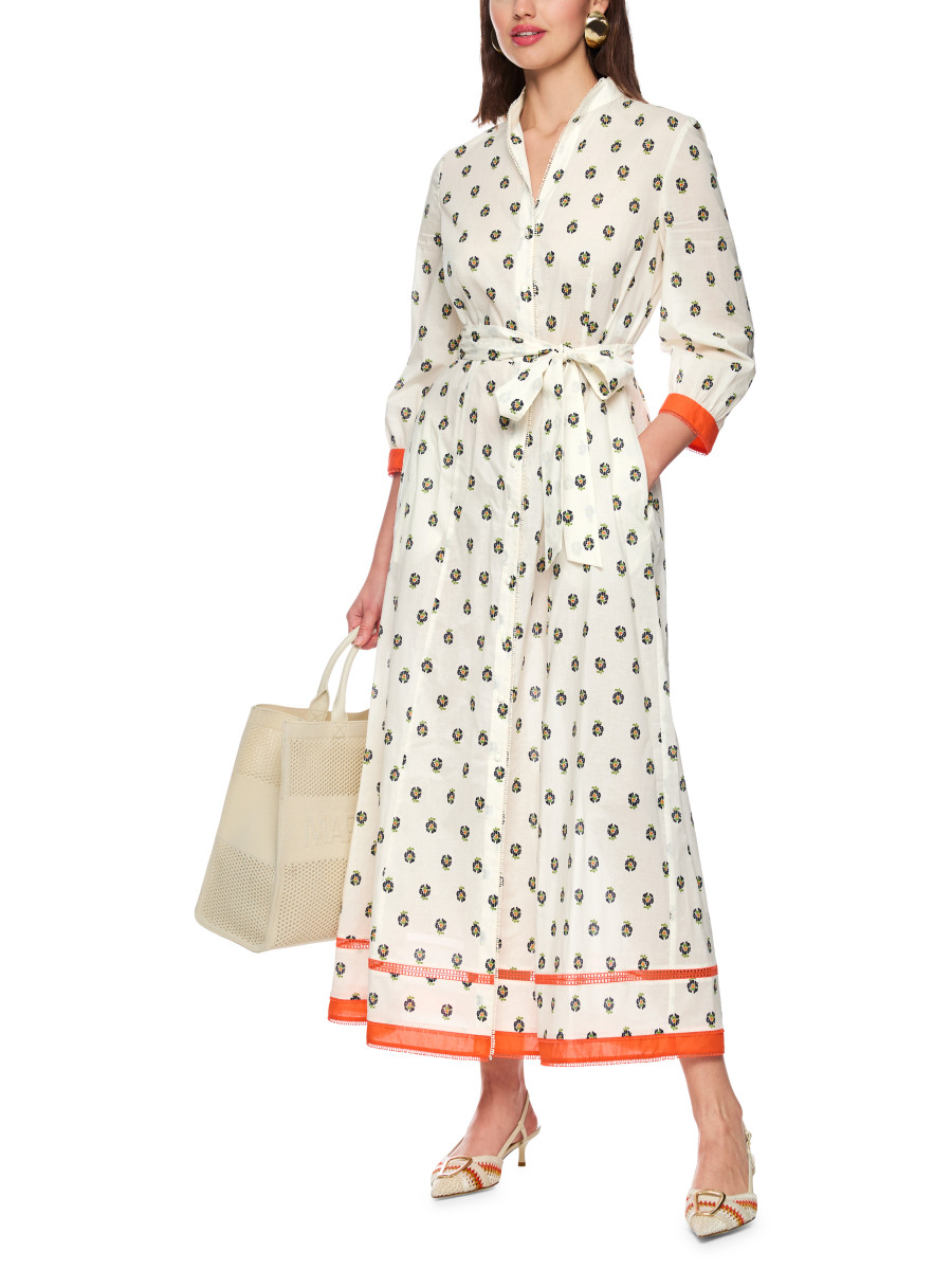 Leichtes Maxikleid mit Blumenprint