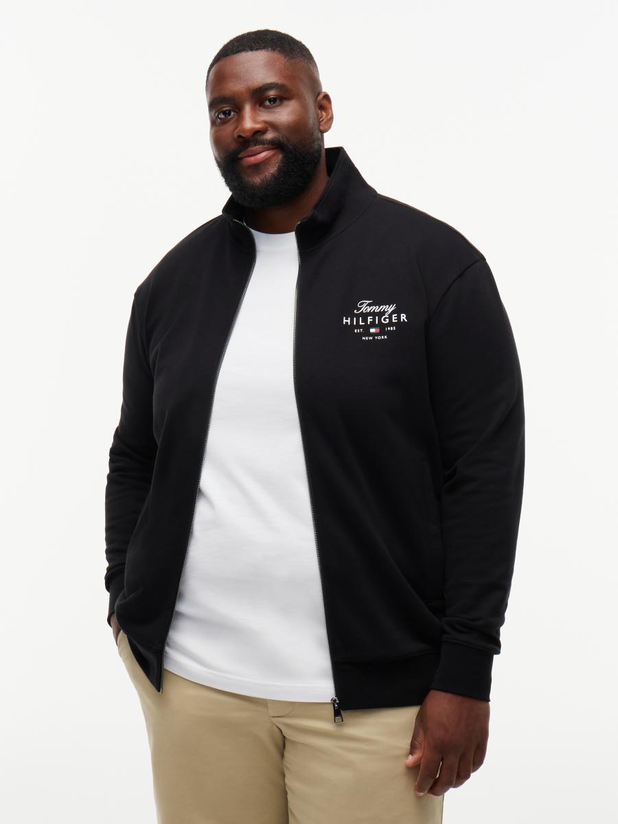 Herren Strickjacke BT-Script Stack
