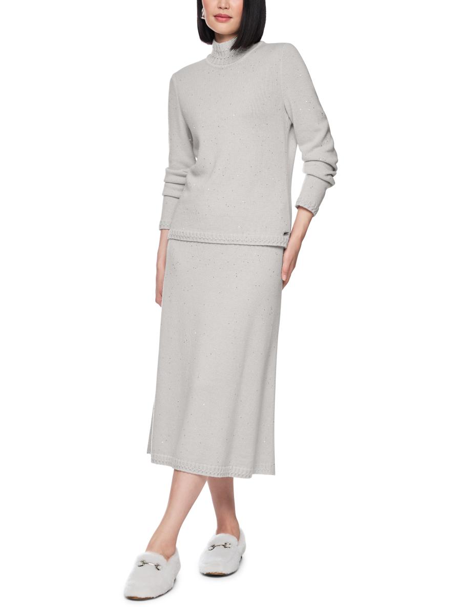 Damen Pailletten-Pullover