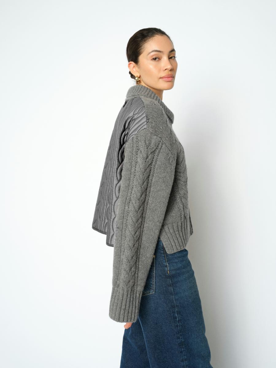 Damen Pullover MMGodinaz Quilt Knit