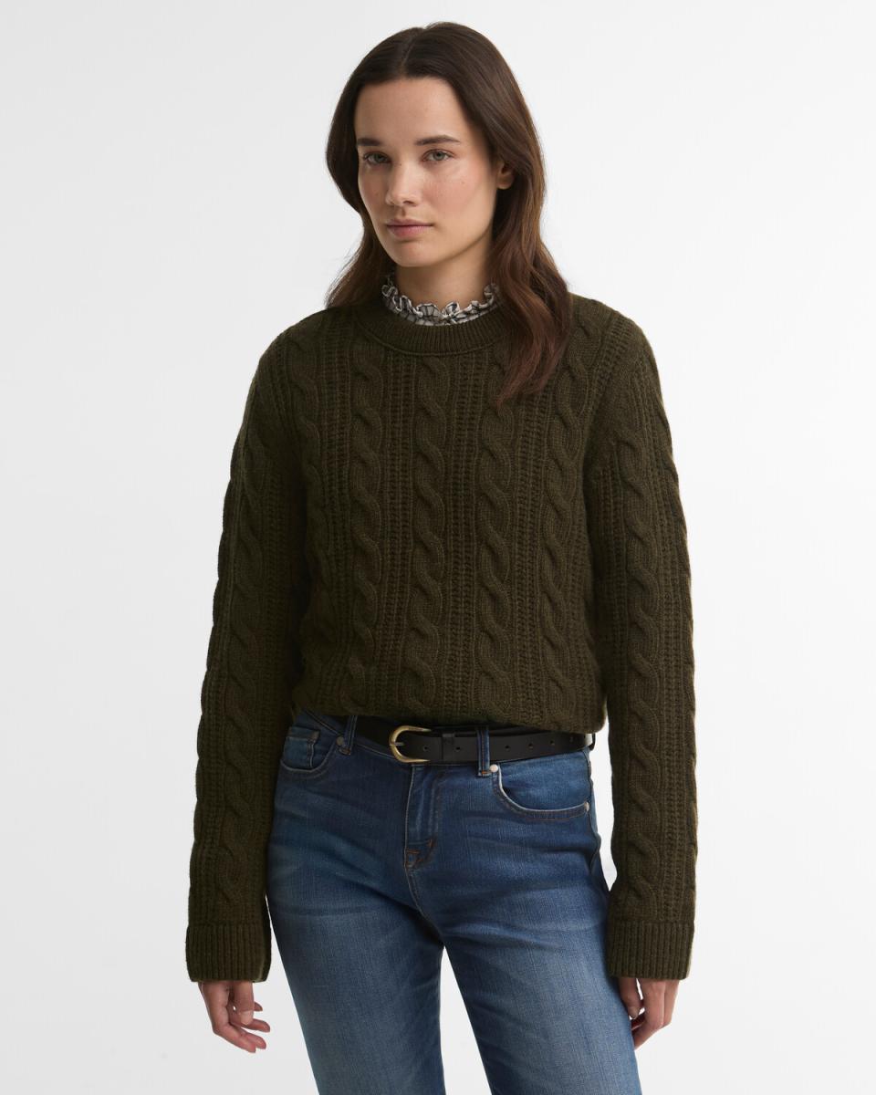Damen Pullover Joan Cropped Cable Knit