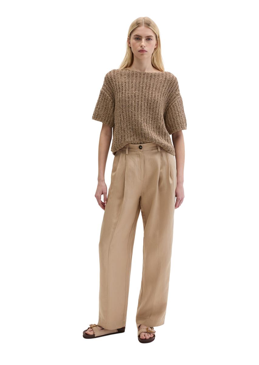 Damen Bundfaltenhose relaxed
