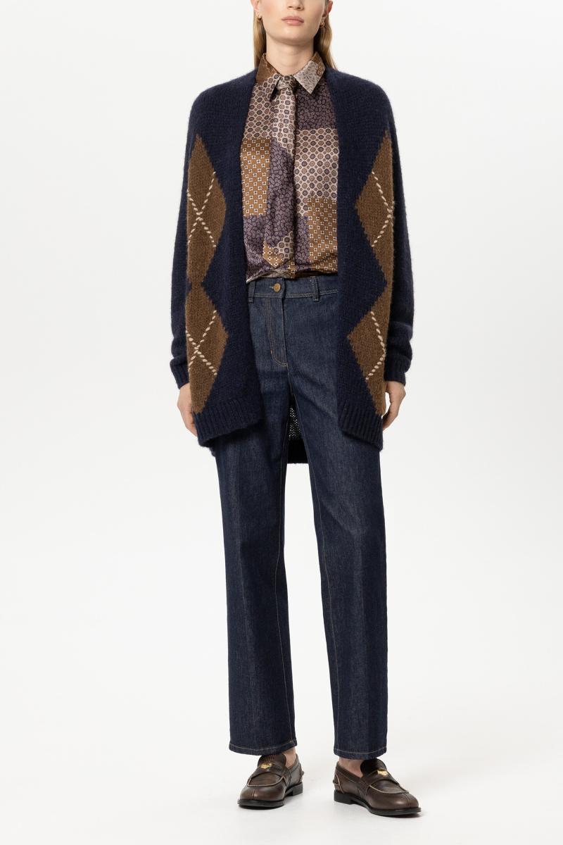 Damen Alpaka-Mix-Cardigan