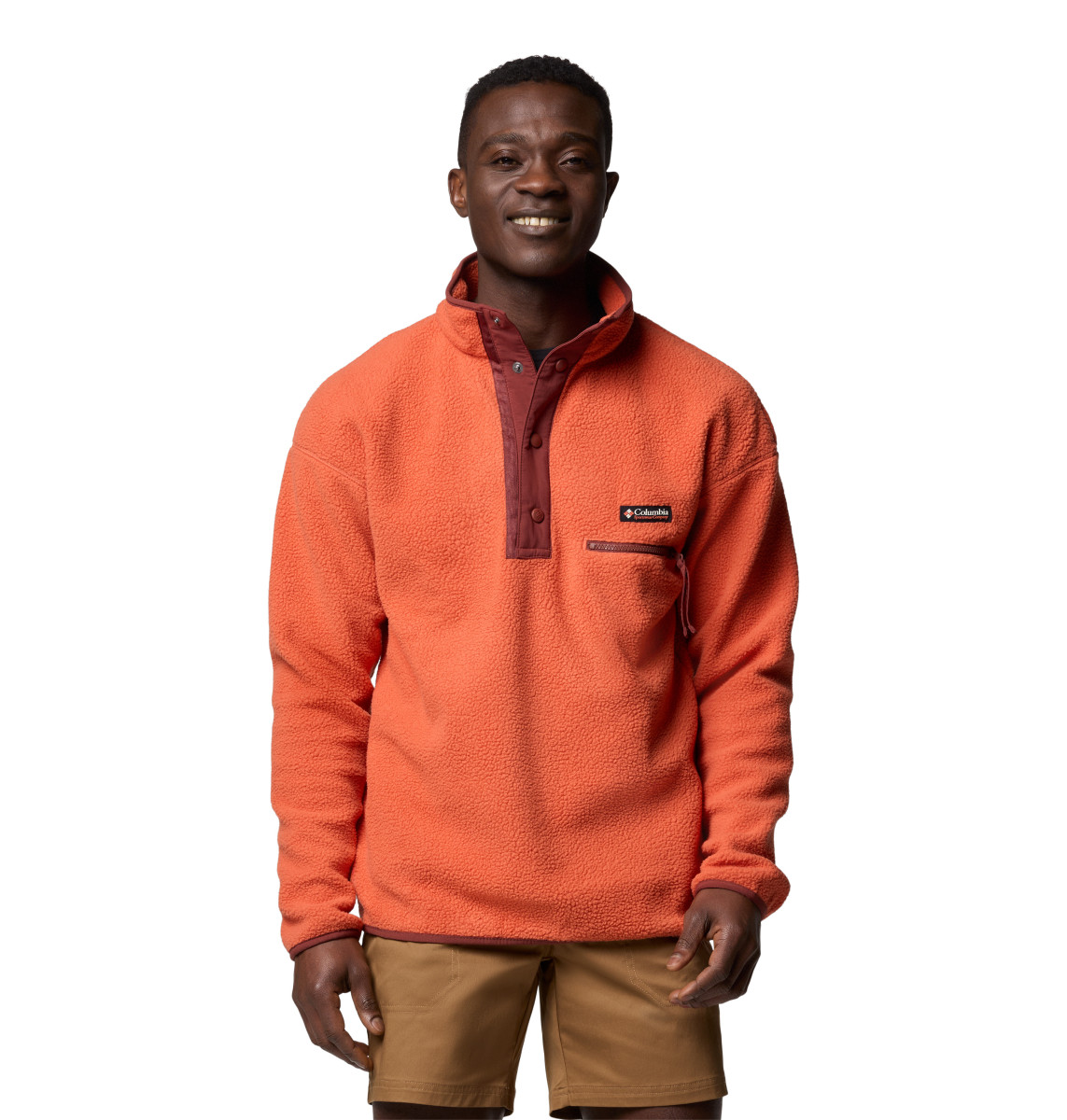 Herren Half-Snap-Fleece Helvetia