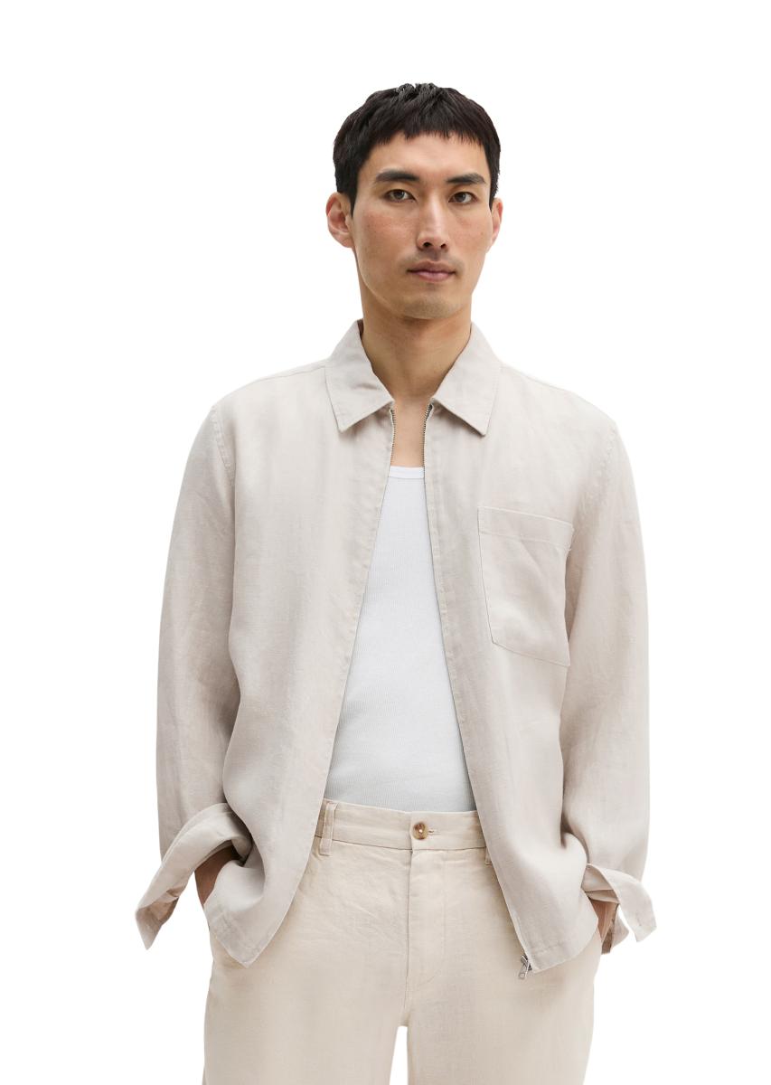 Herren Leinen-Overshirt