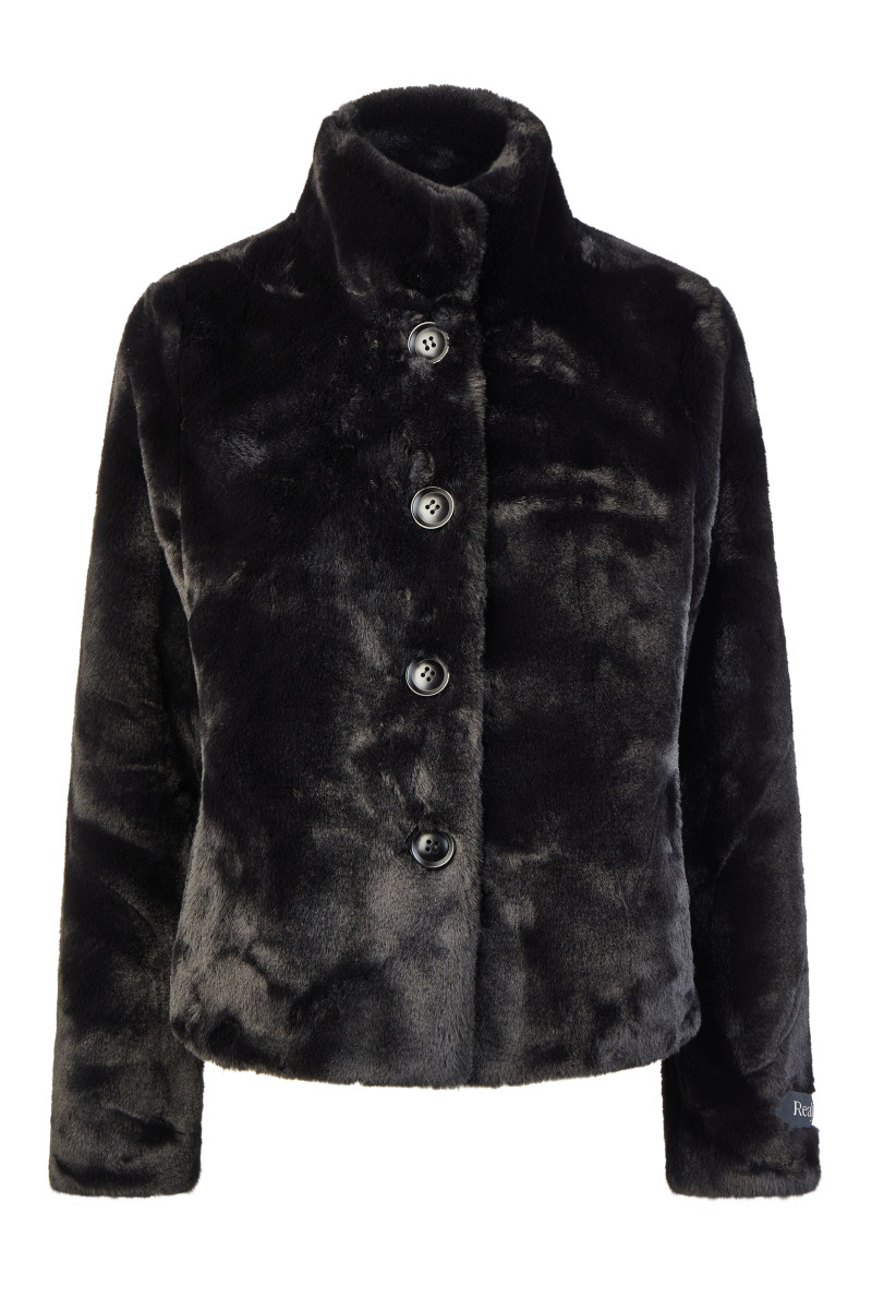Damen Kunstpelz-Jacke