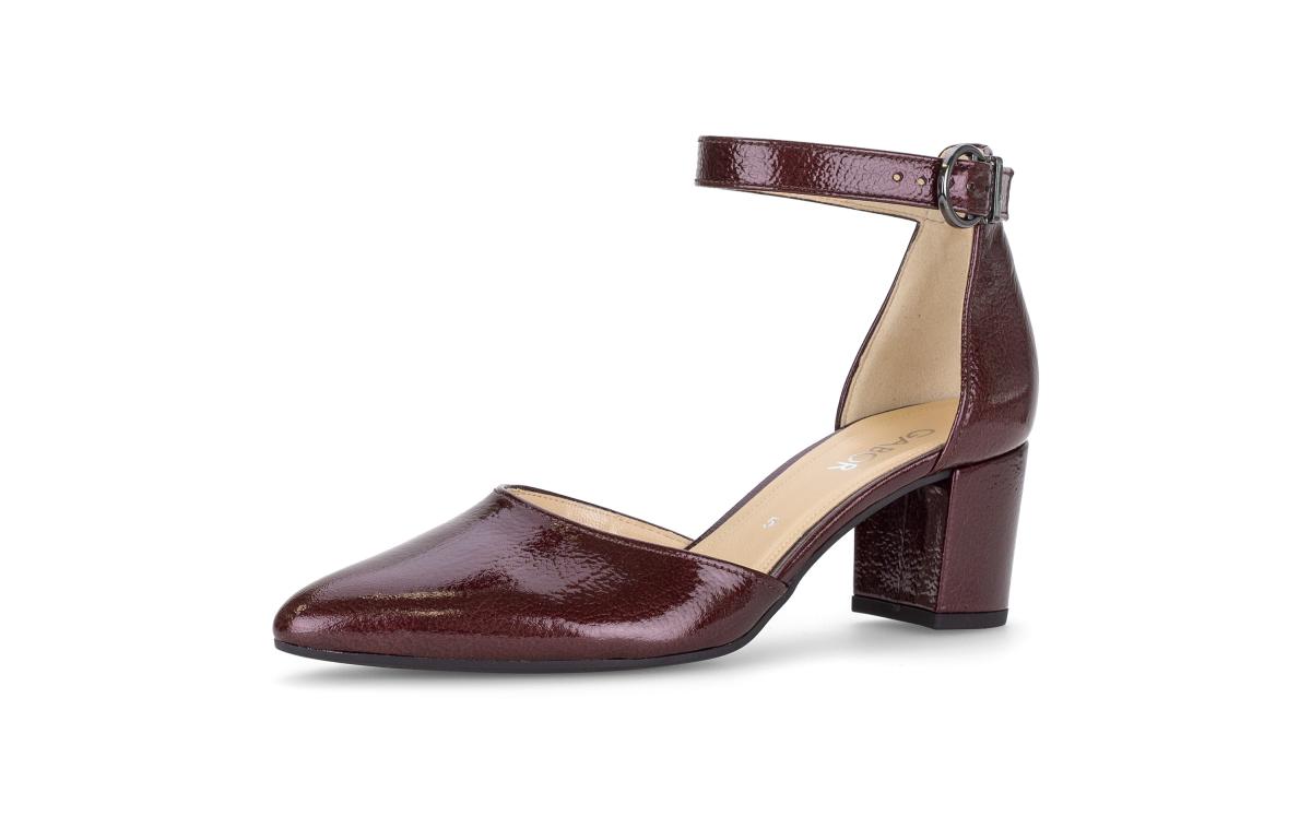 Spangenpumps Lackleder