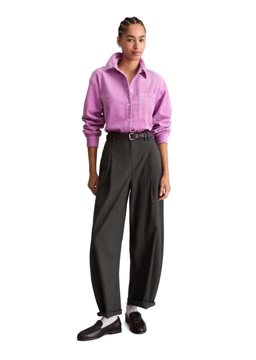 Cord-Bluse