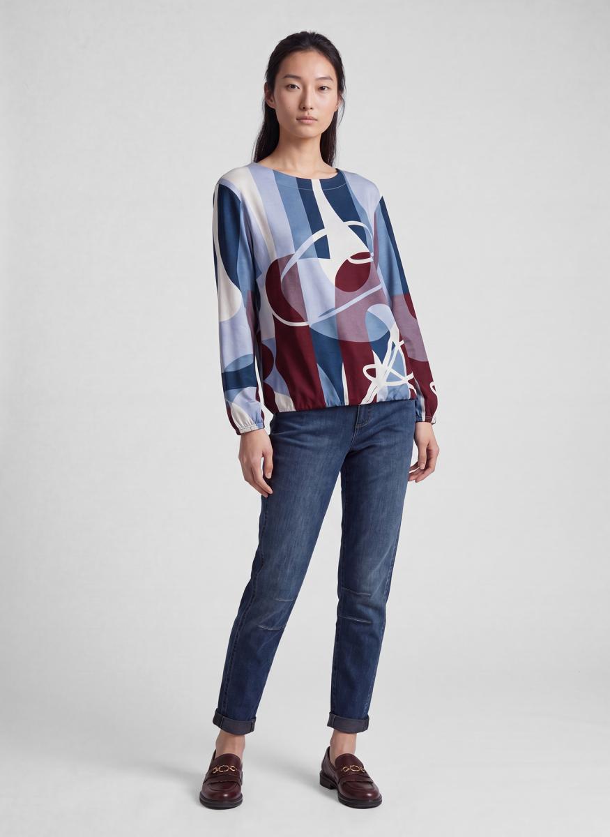 Damen Langarmshirt Cafe Paris