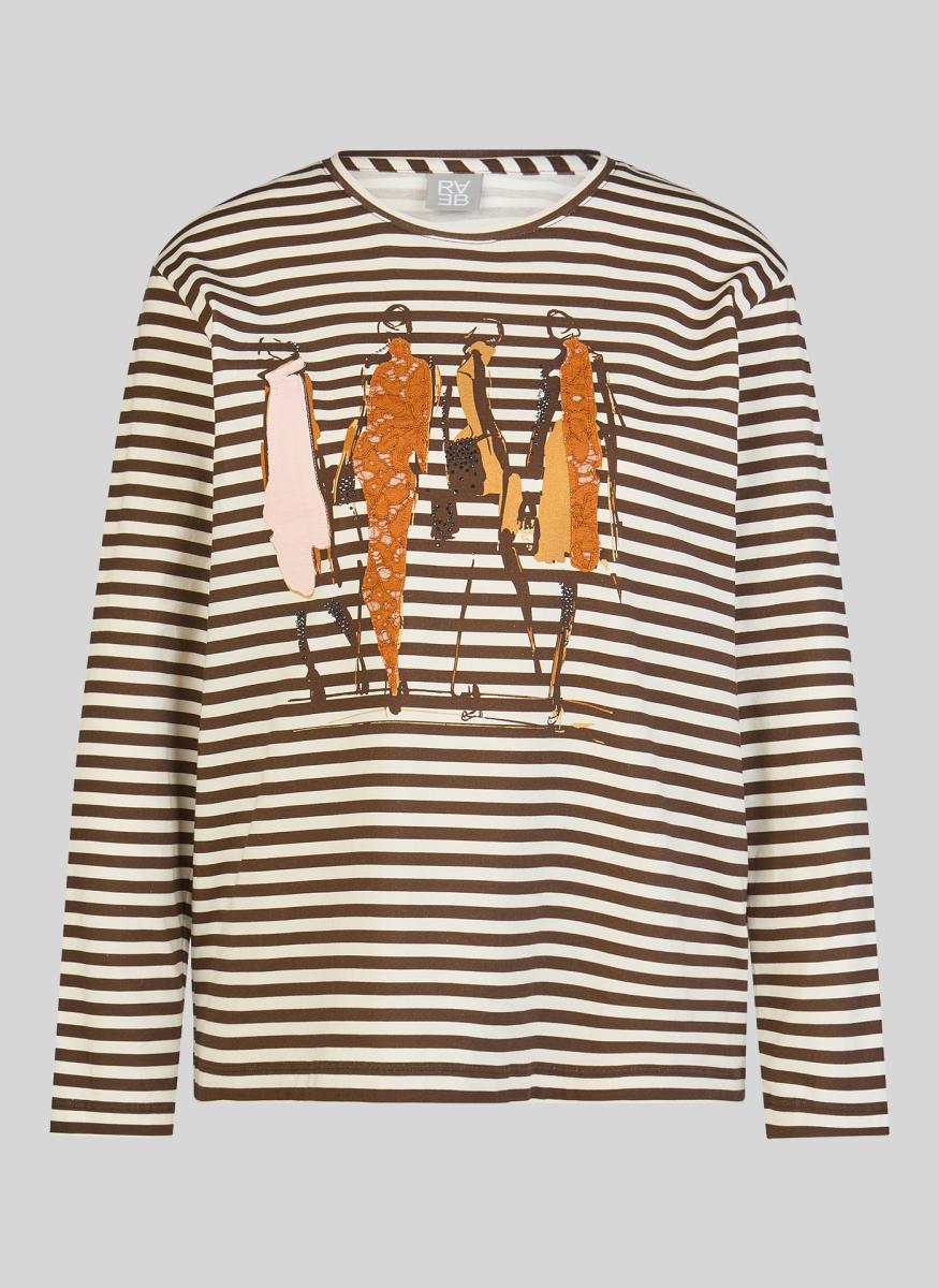 Damen Langarmshirt Via Milano
