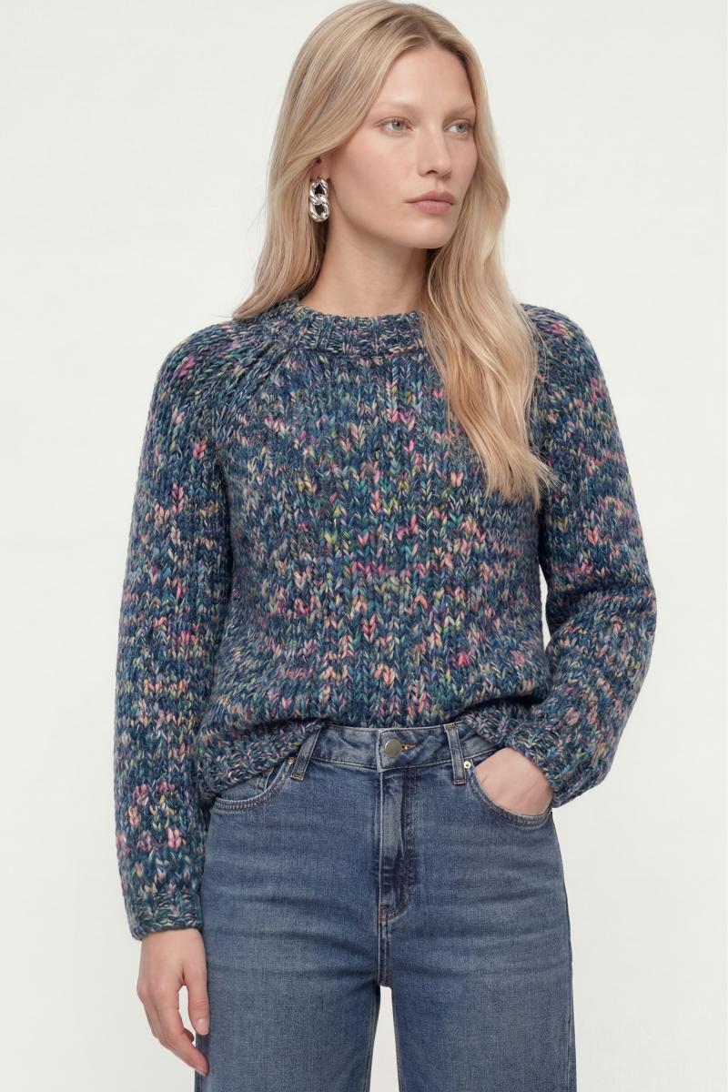 Damen Pullover Multi Sweater