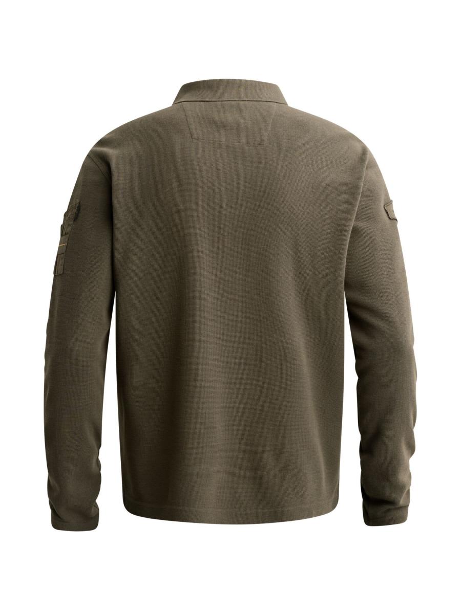Herren Langarm-Poloshirt