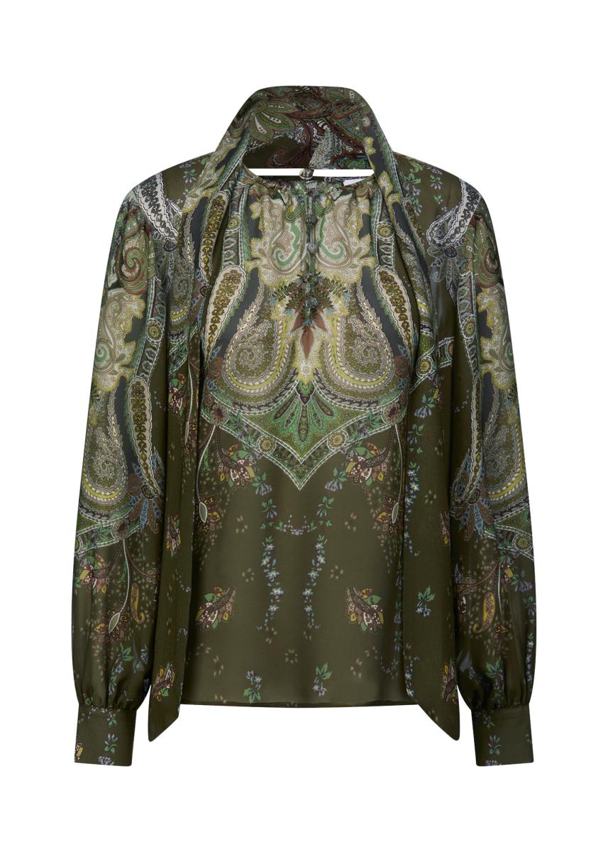 Bluse mit Paisley-Print