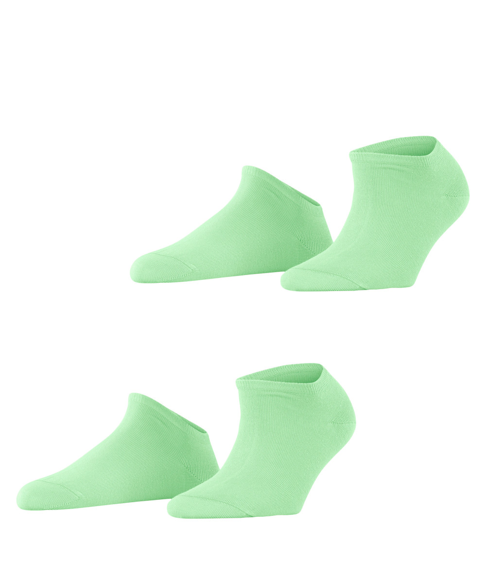 Damen Sneakersocken Uni 2-Pack