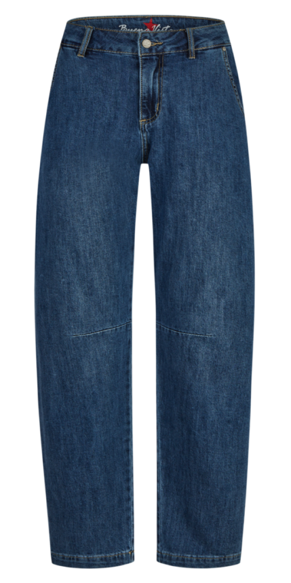 Damen Jeans Barrel long stretch denim