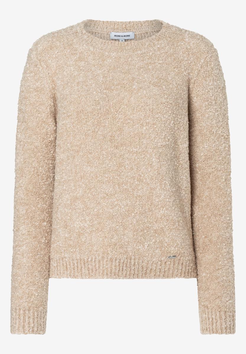 Damen Bouclé-Pullover