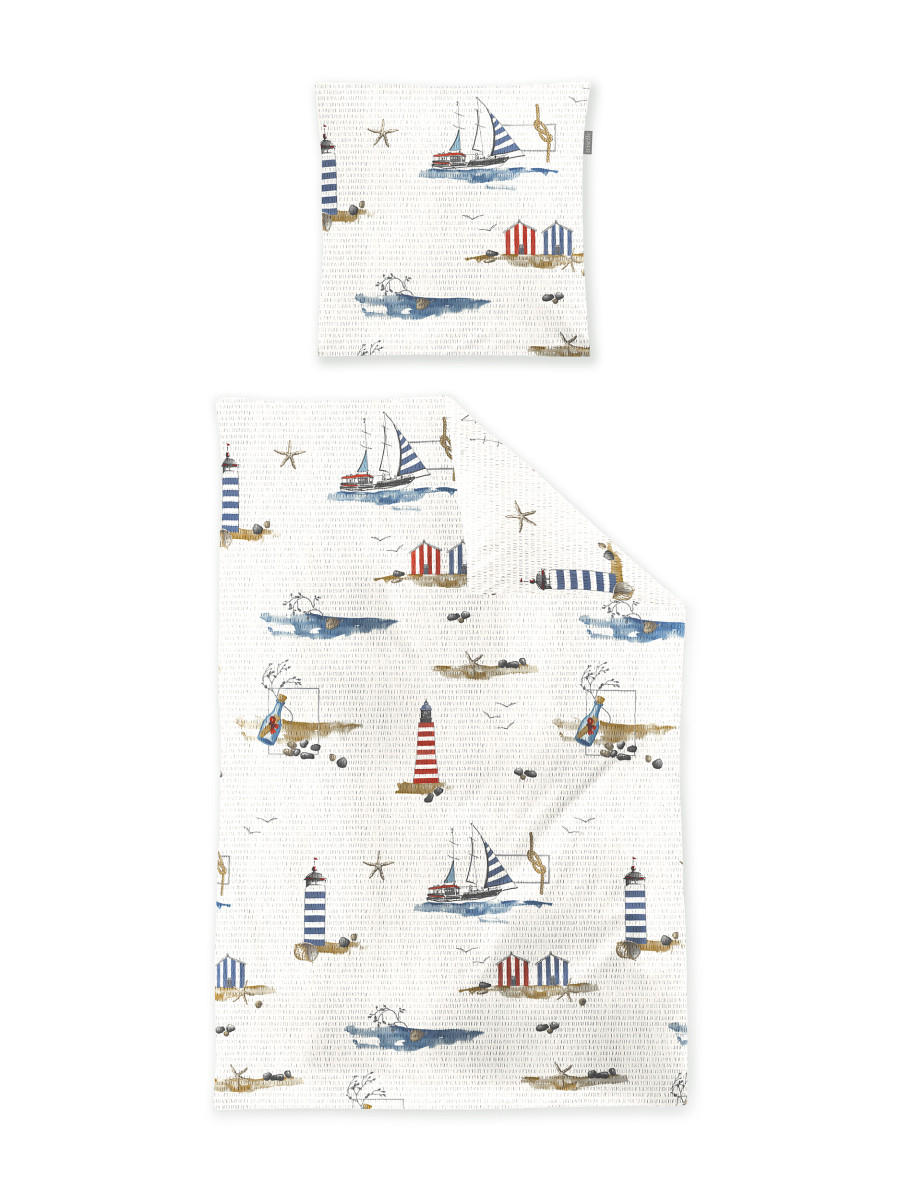 Seersucker-Bettwäsche EASY