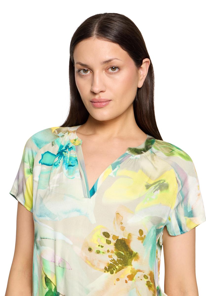 Satin-Bluse