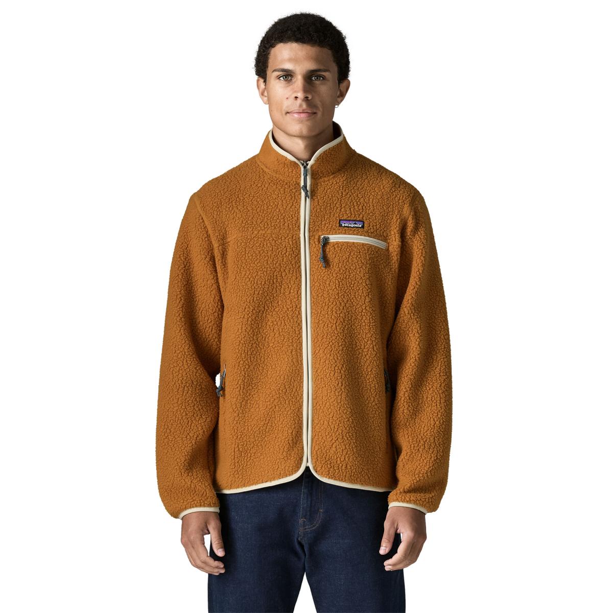 Herren Fleecejacke Retro Pile