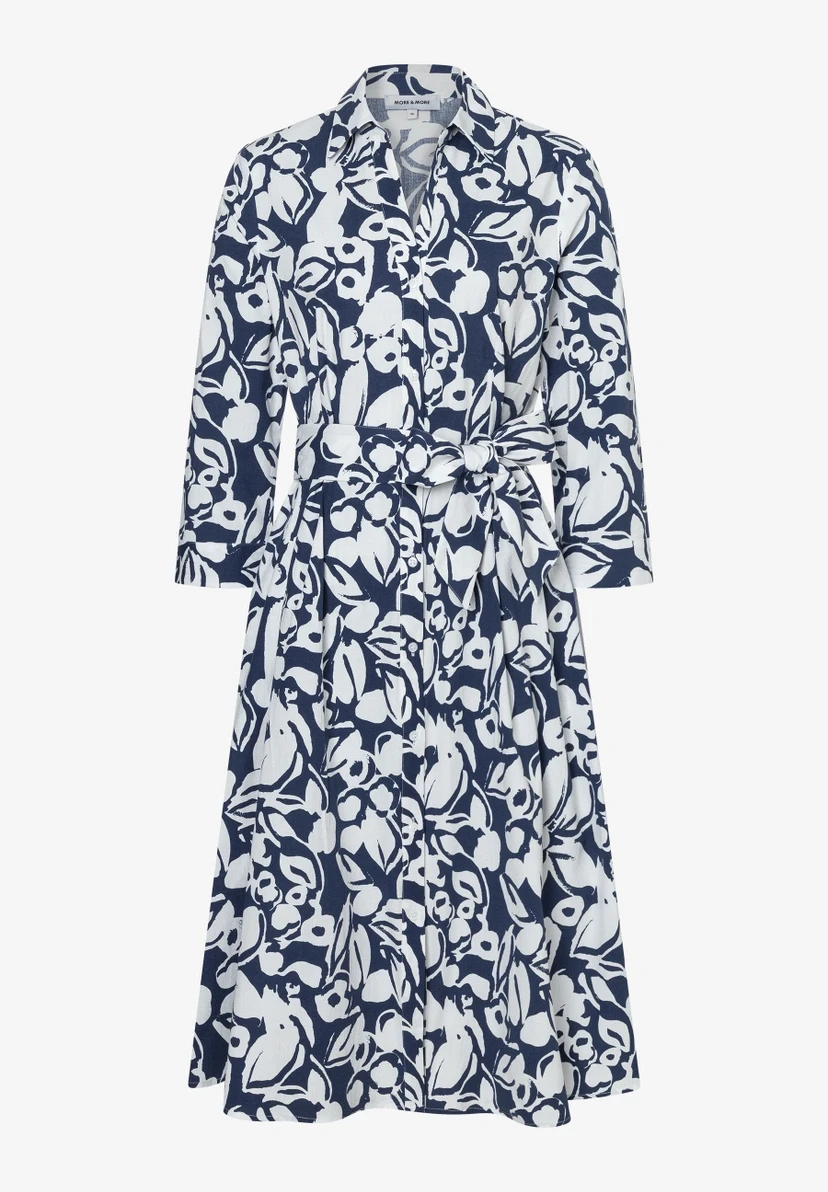Hemdblusenkleid mit Print