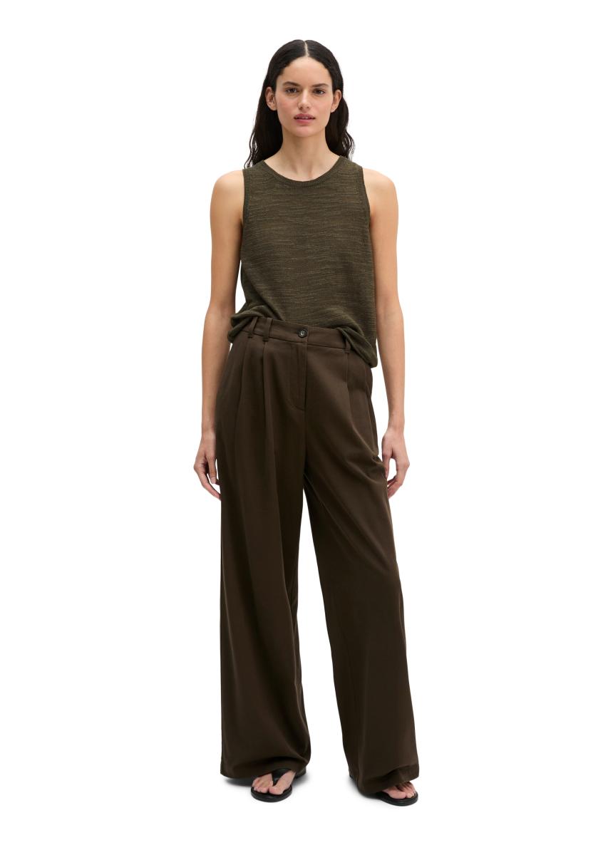 Damen Bundfaltenhose