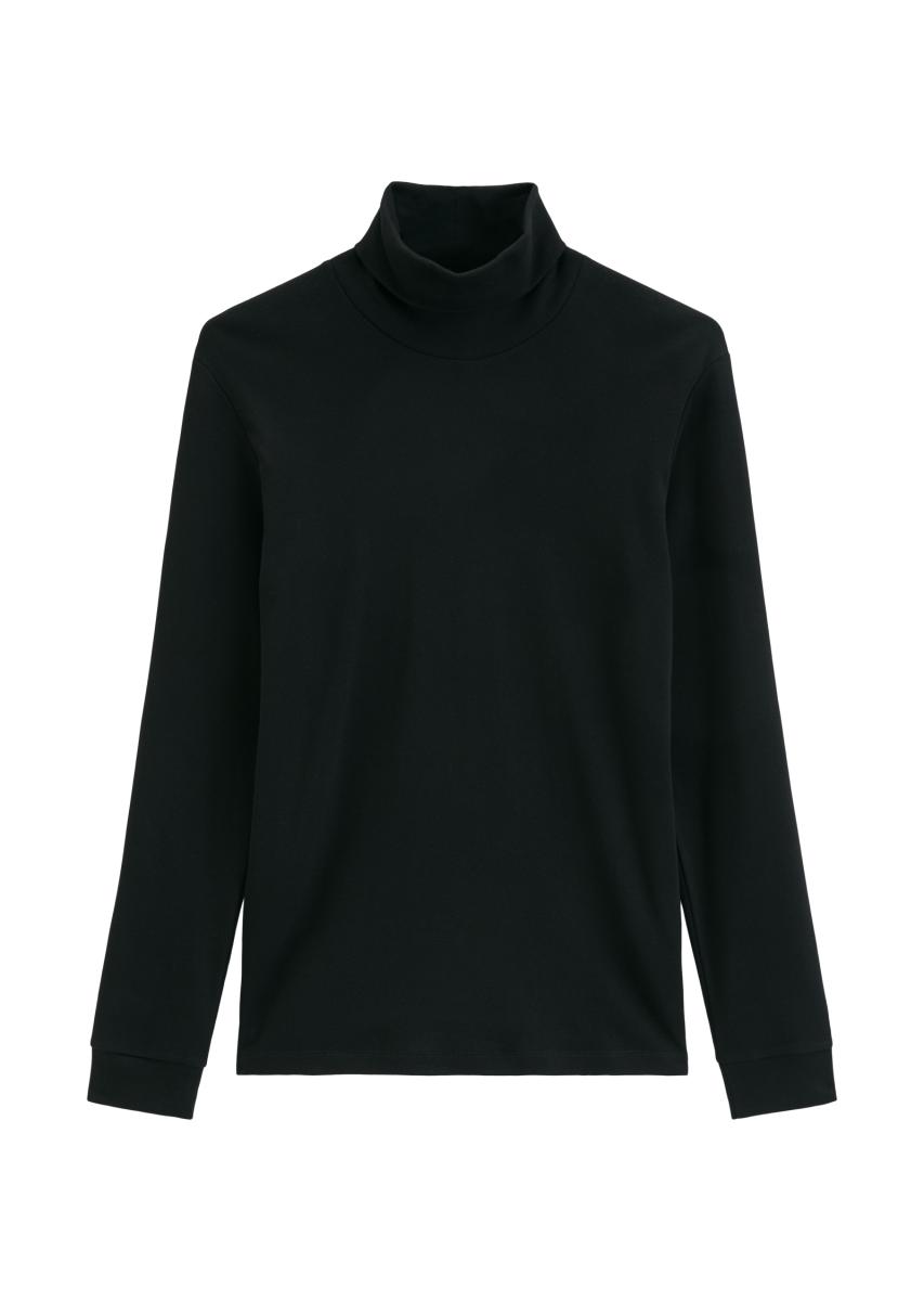 Herren Rollkragen-Longsleeve