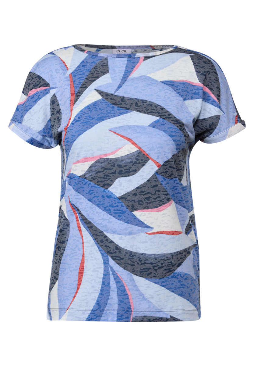Damen Shirt im Ausbrenner-Look