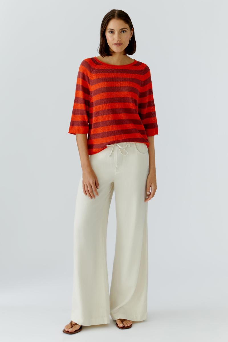 Damen Leinen-Pullover