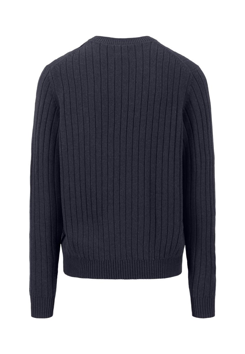 Herren Pullover Ribbed Lambswool