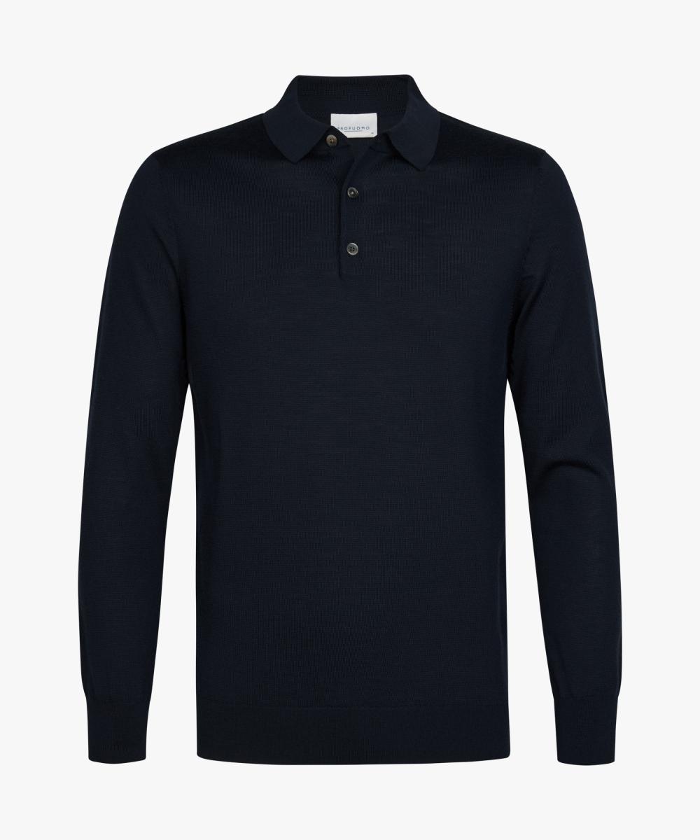 Herren Strick-Polo aus Merino